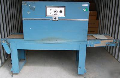 Used: weldotron console shrink tunnel, model 7121A