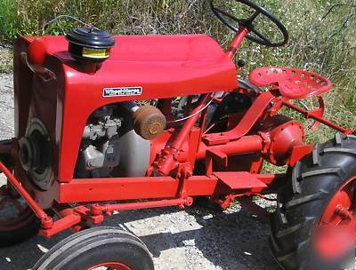 Wheel horse ride away senior tractor, restored, nice 