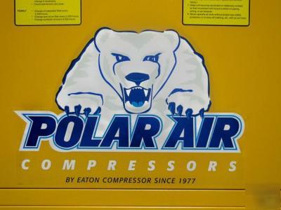 New eaton 50 hp dual volt rotary screw air compressor 