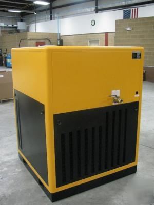 New eaton 50 hp dual volt rotary screw air compressor 