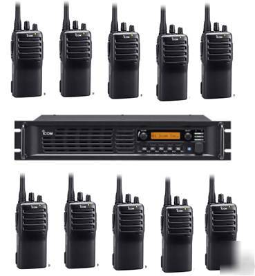 New ** repeater FR5000-01 + 10 new radios ICF14 vhf **