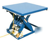 Scissor lift table, 2-tons, 48