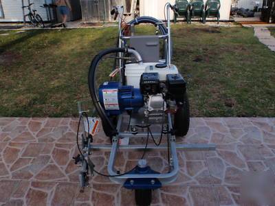 Graco line lazer ii 3900 & edco walkbehind scarifier 