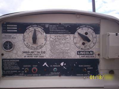 Lincoln sa-250 welder 1991