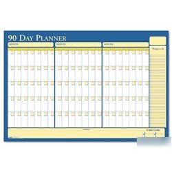 New reversible laminated organizer, 90/120 day, 36 x 24