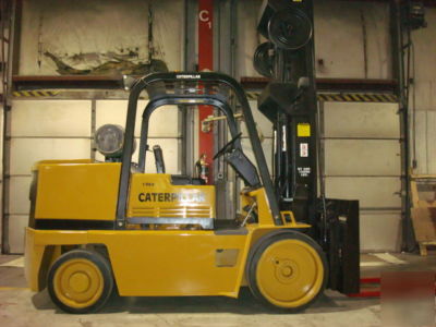 1997 caterpillar 15,500 lb lift truck forklift 15500 