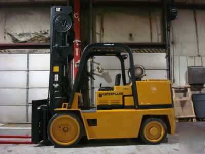 1997 caterpillar 15,500 lb lift truck forklift 15500 