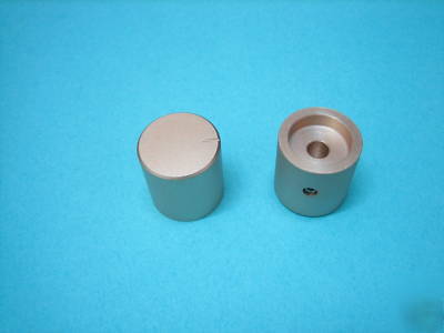 25*25 solid aluminium sand-blasted champane knob 