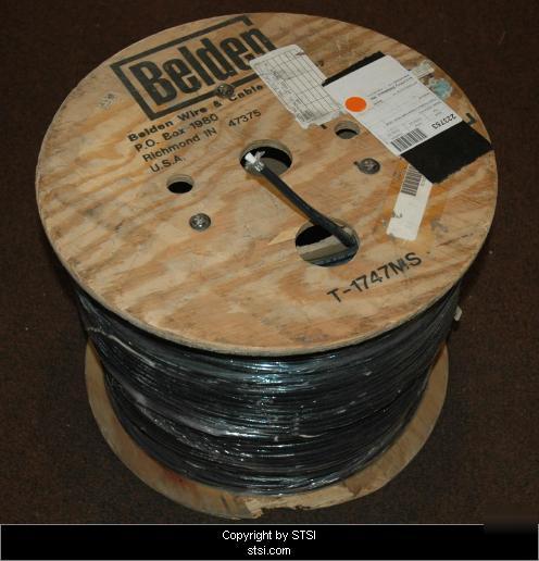 Belden 8281B precision video cable, 1000 ft black ~stsi