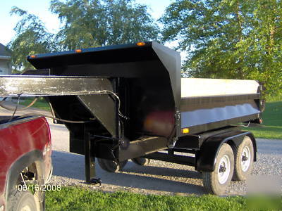 Brett heavy duty gooseneck dump trailer - never used