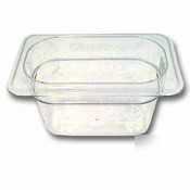 Cambro clear full size food pan 4IN |6 ea| 14CW135