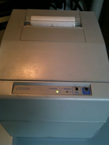 Citizen idp-3535 dot matrix label recipt pos printer