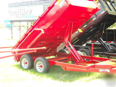 Dump trailer 6X12 hydraulic dump trailer trailernut.com