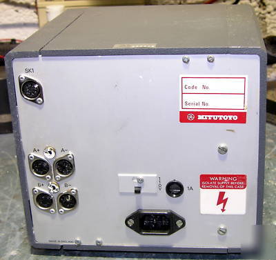 Mitutoyo digital micrometer indicator controller 122
