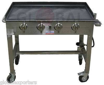 New brand portable griddle w/ optional broiler - gas