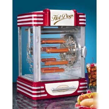 New nostalgia rfh-900 retro ferris-wheel hotdog warmer 