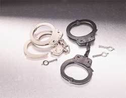 New s&w model 100 handcuffs cuffs blued in box