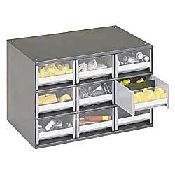 New wise 9 drawer storage hardware akro mils steel