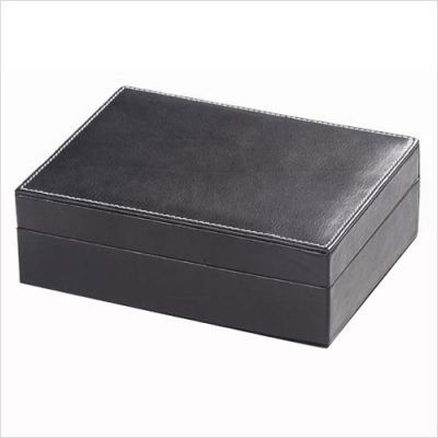 Tuscan small rectangular box in black customize: yes
