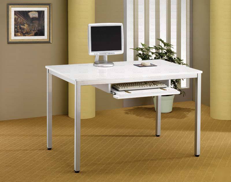 White metal computer desk table - free s/h