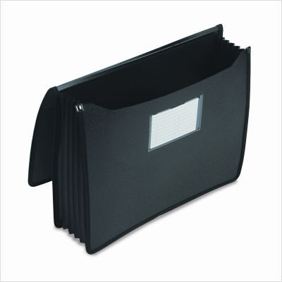 Premium 5 in expansion wallets, poly, letter, black