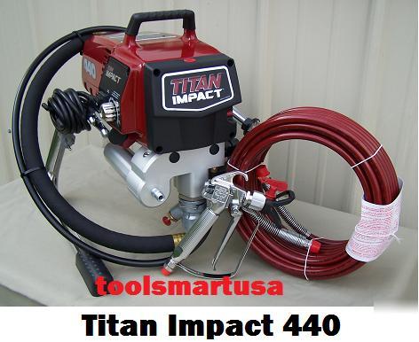 Titan 440 impact airless paint sprayer wagner spraytech