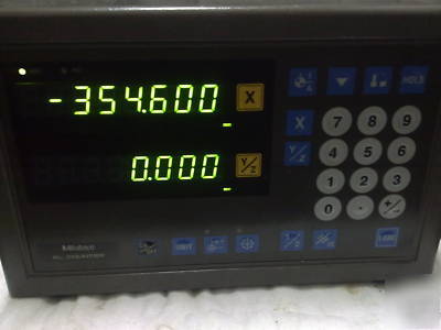  used mitutoyo kl 2 axis counter for mill & lathe dro