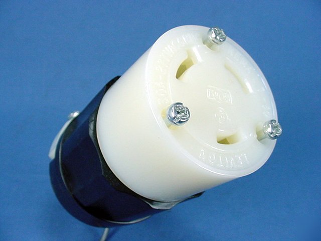 10 leviton L7-30 locking connectors 20A 277V 2633