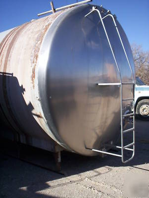 12000 gallon jacketed milk bulk storage tank