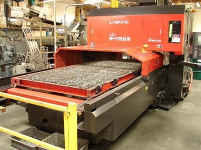 1999 amada laser lc 2412 C2000 4X8 w shuttle low hours