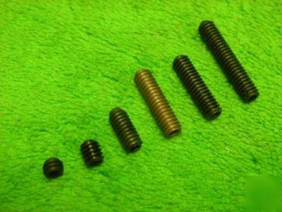 530CT allen hex socket set screw 8-32 x 7/8 5/8 3/8 1/8