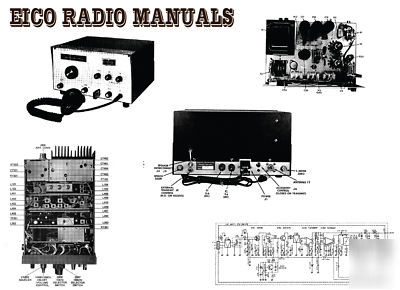 Eico radio manuals cd - 30 models 600+ pgs collection