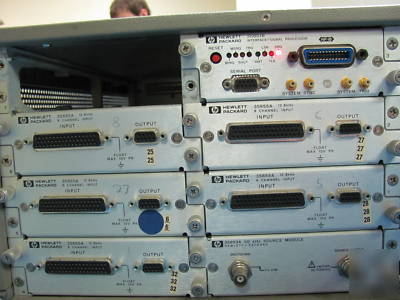 Hp 35650A system mainframe w/ hp 35655A 35651B 35653A