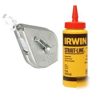 Irwin industrial tool #64498 red chalk & line reel