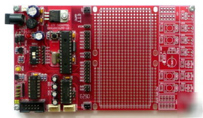 Mcu board - development kit DSPIC30F2010 V1 + program