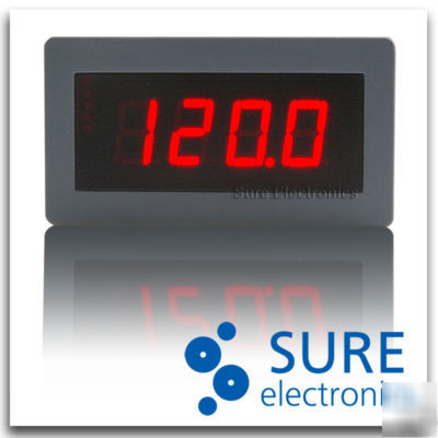 New 3 1/2 digital red led 200MV dc volt panel meter