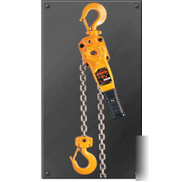 New harrington L5LB010-10 1 ton lever hoist 10' lift