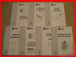 New lot of 7 welding guides (brand ), arc miller mig