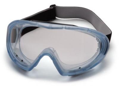 New pyramex safety goggles and case clear lens w/ strap