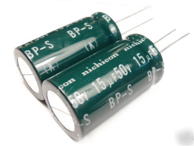 Nichicon db.gb audio series capacitors 15UF / 50V 