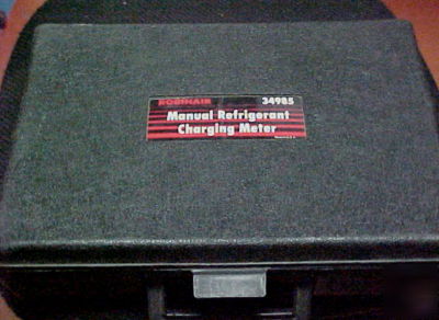 Robinair 34985 manual charging/recovery meter