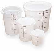 Cambro natural white round lids |1 dz| RFSC1148