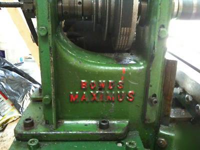 Horizontal milling machine (bonds maximus)