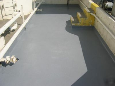 Chemical resistant secondary containment coating 80 sq.