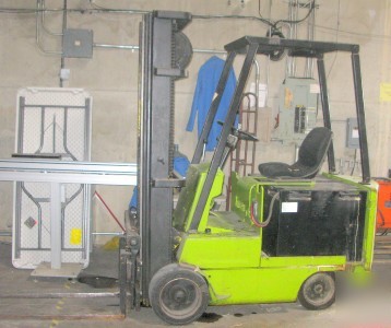 Clark electric forklift EC500-55F & gnb battery charger