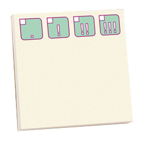 Exclamation point fun sticky notes by knock knock