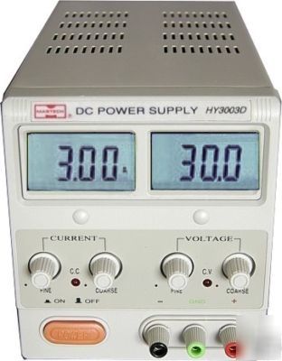 Mastech linear dc power supply var 0-30 volt @ 0-3 amps