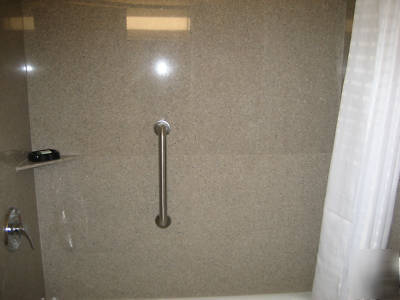 Solid granite bath surrounds