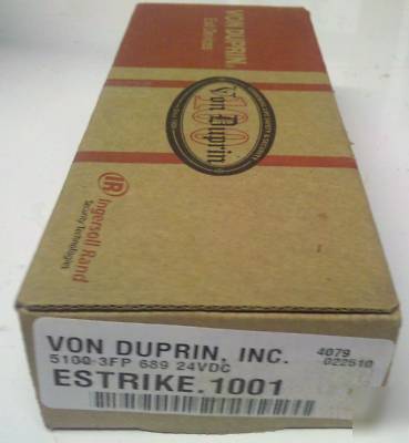 Von duprin 5100 3FP electric strike lock w/3 faceplates