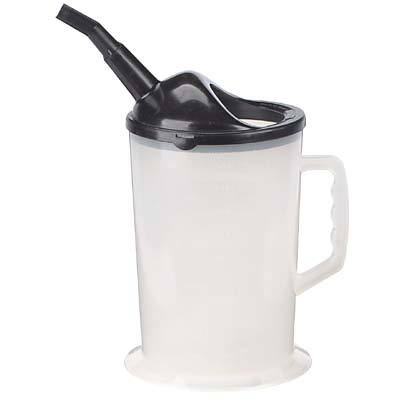 Wirthco measurer with swiveling spout - 4.5 quart